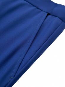 Bộ vest nam Furuyal 2 món, bao gồm quần có túi và thắt lưng, màu trơn, kiểu dáng ống đứng thoải mái, nhẹ nhàng, phù hợp cho công việc, đám cưới, dạ hội, tiệc tùng và các dịp khác, toát lên vẻ lịch lãm của giới thượng lưu. - Xanh đậm - Xem 7