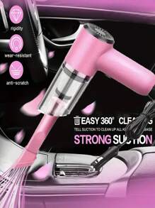 12V Powerful Handheld Car Vacuum Powerful Mini Handheld Car Vacuum - Compact, Wired Design For Easy Dust & Pet Hair Removal, Includes Accessories Kit - Multicolor - View 4