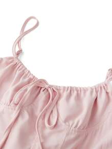 Women Y2k Summer Mini Dress Spaghetti Strap Sleeveless Backless Short Dress Low Cut Bodycon Sundress Party Dress Going Out A-Line Mini Dress - Hồng - Xem 8