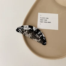 1pc Colorful Portable Everyday Detangling Hair Brush For Women Hair Styling Tool - Multicolor - View 10