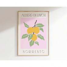 1pc Sangria Drink Negroni Canvas Painting Club Bar Shop Home Decor Cartoon Juice Mojito Aperol Spritz Canvas Painting No Frame