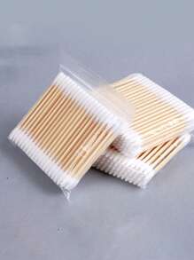 1200/600pcs High-Quality Double-Headed Cleaning Swabs, Premium Beauty Tools, Multipurpose Beauty And Cleaning Swabs For Salons, Cosmetics, Household, Ear And Nose Cleaning, Make-Up And Personal Care