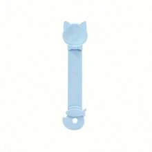 1 件/易挤压猫零食分配器 - 长柄舔猫湿粮喂食器，塑料宠物零食勺