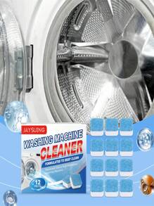 Washing Machine Stain Removal Effervescent Tablets Drum Washing Machine Detergent To Remove Dirt Stains And Clean Odor - Multicolor - View 3