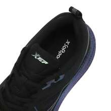 XTEP Men's Running Shoes, Comfortable Breathable Casual Sports Sneakers, Black/Neon Green