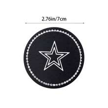 2pcs Rhinestone Cup Holders, Anti-Slip Cup Mat With Diamond-Studded Unique Cup Holder Mats - one-size - View 6