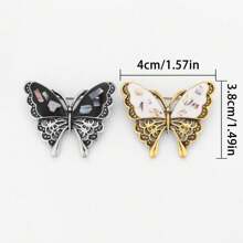 1 件时尚复古昆虫蝴蝶合金胸针适合女性日常佩戴 - 胸針 - 查看 4
