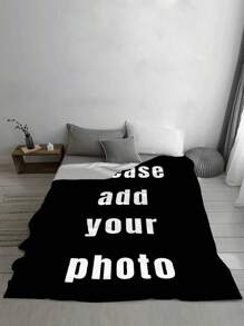 1pc Custom Flannel Face Blanket For Bed, Personalized Funny Blanket With Face ,Personalized Throws Valentine's Day Gifts Blanket, Collage Bedding Blanket, Best Friend Face Blanket, Cozy Blanket, Family Face Gift, Wedding Gift, Birthday Gifts, Mother's Day Gift, Father's Day Gift, Gift For Mom/Dad, Gift For Friend, Gift For Her ,Multipurpose Living Room Sofa Outdoor Beach Camping Pet - Style 2 - View 5