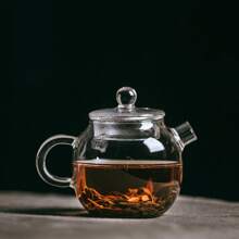 1pc 5.1oz/150ml Mini Single Teapot, Suitable For Tea, Flower Tea Back To School - Transparent - View 6