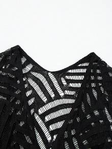 Acelitt 女式纯色简约休闲和服罩衫，带流苏装饰