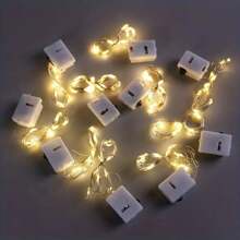 1/5/10/20/30 stuks Mini LED-feeërieke lampjes - op batterijen werkende koperdraadlampjes, geschikt voor Kerstmis, Moederdagdecoratie, decoratieve geschenken, bloemen, festivals, bruiloften, tuinen, feestbenodigdheden, knipperende vuurvliegjeslampjes