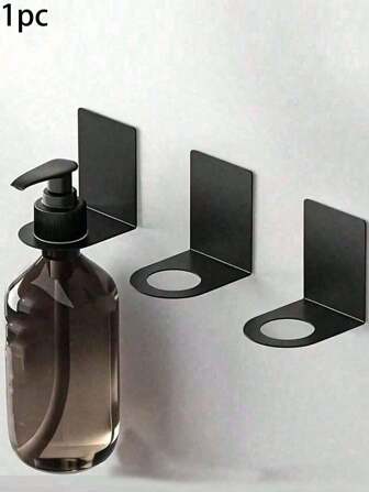 不锈钢免打孔收纳架壁挂式节省空间免打孔沐浴露架洗手液架洗发水洗涤剂太空铝壁挂瓶架墙壁收纳架完美的浴室配件适用于厨房、浴室、酒店、家庭必备工具。