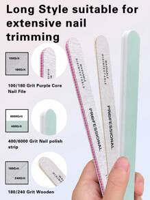 9pcs Professional Manicure Tool Kit, Including Nail File, Pusher, Cuticle Nipper & More, Complete Set For Home Use And Beginner Practice