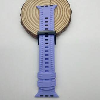 1 件新款时尚硅胶轮胎花纹智能手表表带，兼容 Apple Watch Series 8 7 6 5 4 3 2 1 Ultra SE 38mm 40mm 41mm 42mm 44mm 45mm 49mm，适合男士和女士，是送给男朋友、女朋友、情侣的圣诞节、母亲节、父亲节礼物