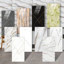 简约 Ins 风格绿色、黑色、白色、灰色大理石纹、仿砖壁纸自粘式可移除防水防潮壁纸,适用于卧室舒适高档的感觉,浴室仿瓷砖贴纸,大理石台面接触纸台面厨房台面接触纸防水乙烯基大理石壁纸 11.8 X 23.6 英寸礼物生日毕业房间装饰家居装饰墙壁装饰浴室装饰卧室装饰房间装饰用品客厅装饰房屋装饰家居装饰客厅墙纸墙贴墙贴 - 彩色 - 查看 3