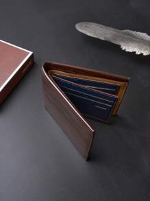 HOVI'S Vintage Casual Men's Wallet Business Large Capacity Short Wallet Ideal For Daily Use And Travel Vintage Purse