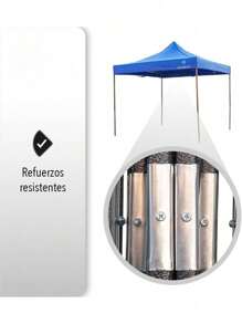 Carpa Plegable para jardín, Ideal para Actividad en Exteriores, fácil de armar, 3 x 3 Metros - 1 - Ver 4