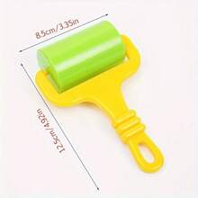 1pc Plastic Random Color Rubber Roller Diamond Painting Tools Diamond Art Reinforced Plastic Roller Cross Stitch DIY Accessories Practical Tools - Multicolor - View 2
