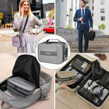 Large Storage Bag With Combination Lock, Waterproof Travel Organizer, Large Capacity Travel Organizer Bag