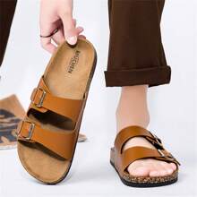 2025 New Thick Sole Plus Size Sandals, Summer Breathable Beach Shoes Casual Two-Wear Slippers For Young Men And Women, Lightweight Comfortable Waterproof Non-Slip Soft Bottom Beach Shoes, Versatile Slides