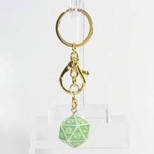 Pendant Dice Keychain, Creative D20 Dice Charm Keyring Lucky Gift For Hanging Accessories - D20 Pattern Keychain - View 11