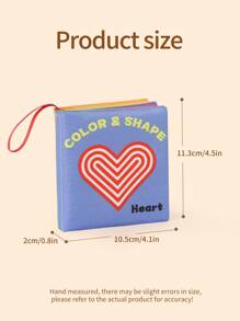 1 Set/6pcs Tear-Resistant Cloth Books, Suitable For Early Education Of Infants, Washable Cloth Books With Fruit & Animal Patterns, Promote Early Learning And Cognitive Development, Baby Books, Educational Cloth Books, Christmas, Birthday Gift Recommendation For Boys And Girls, Halloween, Thanksgiving, Christmas Party Decorations - Multicolor - View 4