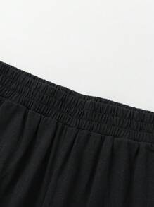 Balabala Boys' Quick-Dry Shorts, Breathable Summer Five-Point Pants, 2025 New Arrival - Black - View 7