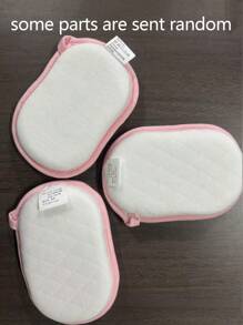 1pc Baby Bath Sponge Cartoon Bathing Glove, Newborn Bath Accessories, Random Color - Pink - View 4