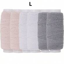 6 Stücke 0,6mm elastischer Faden, je 20m Spule, elastischer Nähfaden für Nähmaschinen, Raffgarn für Nähen, Overlock-Maschinen, Quilt, Stricken, Weben, DIY