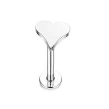 1pc Piercing Jewelry For Women Men 16G 6MM 8MM Helix Cartilage Conch Earring Stud Stainless Steel Internally Threaded Medusa Lip Monroe Ring Labret Nose Stud Set