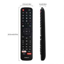 Universal For All Hisense-TV-Remote Compatible With All Hisense 4K LED HD UHD Smart TVs - No Setup Needed - Black - View 3