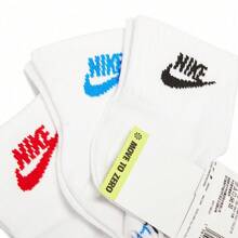Nike Gói 3 chiếc vớ cổ trung bình Unisex giảm giá, UK EVERYDAY ESSENTIAL AN, DX5074-911 - màu đen - Xem 8