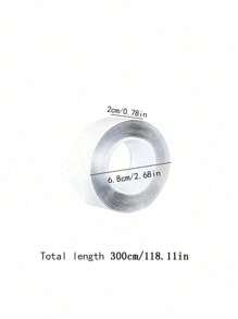 1 件纳米双面胶带，高粘度隐形胶带，厚丙烯酸纳米胶带 - 無色 - 查看 4