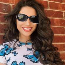 HYCHIC Polarized Sunglasses For Women 2026, Retro Shades With UV400 Protection Butterfly Decors (2 Pack) - A6(2裝)漸變黑/灰+玳瑁/棕 - 查看 2