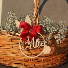 1 件复活节篮子标签兔子复活节标签个性化兔子复活节篮子标签名称复活节装饰品定制复活节座位卡复活节礼物