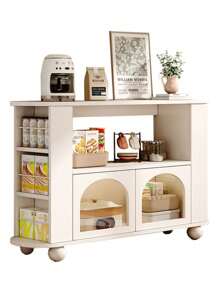 Mueble Multiusos Cajon Moderno Blanco Organizadores Cocina - Blanco - Ver 1