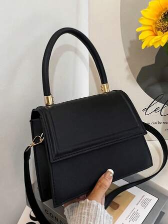 全新时尚百搭简约手提包 PU 皮革女包