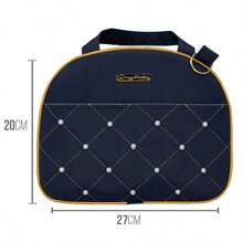 Complete Maternity Bag Kit: Changing Mat, Thermal Bottle Holder, Changing Mat, Backpack, Document Holder - Navy Blue - View 3