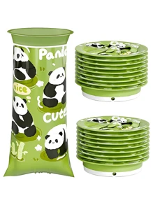 10pcs/Pack St. Patrick's Day Vomit Bags, Green Color, Disposable, Portable Trash Bags Suitable For Car, Travel, Plane - Help Relieve Motion Sickness - Multicolor - View 4