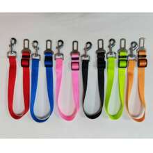 YIMISHIGUANG 1 pezzo Guinzaglio da viaggio per animali domestici minimalista, cintura di sicurezza universale in nylon per cani e gatti, disponibile in più colori, essenziale per i viaggi con gli animali domestici