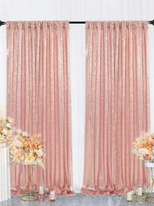 1 pièce Rideau de fond en sequins or/argent, plusieurs couleurs, décoration de fond de fête, rideaux de fond de mariage, décoration de mariage, décoration de baby shower, décoration de révélation de genre, décoration de fête d'anniversaire, pour studio de photographie, décoration de fond photo