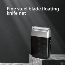 New Reciprocating Shaver Electric Three-Bit Rechargeable Shaving Haircut Trade Razor Men's Razor. - Multicolor - View 7