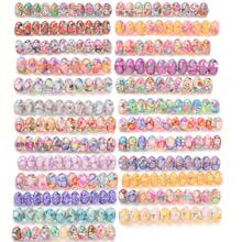 20 件 Y2K 风格大孔树脂珠 Panjia 设计 DIY 手链珠宝制作用品