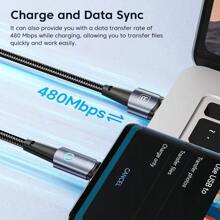 Toocki 6A USB 数据线 Type C 适用于 100W LED 快速充电器 USB C 数据线 Type C 适用于 Realme POCO - 彩色 - 查看 7