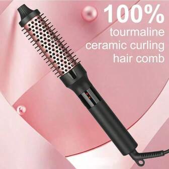 1.25inch (32mm) Dual PTC Curling Iron, Faster & More Even Heating, 2 Heat Settings, Simple Operation, No Wind Function, Not The Largest Size