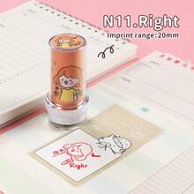 Teacher's Encouragement Stamps, For Office Grading Homework, Office Supplies, Used For Grading English Homework - Red Blot - View 7