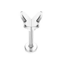 1pc Piercing Jewelry For Women Men 16G 6MM 8MM Helix Cartilage Conch Earring Stud Stainless Steel Internally Threaded Medusa Lip Monroe Ring Labret Nose Stud Set