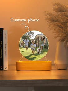 Personalized Nightlight With Photo - Custom Acrylic Panel Picture Frame, Personalized Photo Gift, Valentine's Day, Mother's Day, Birthday, Valentine's Day, Valentine's Day Decoration Gifts Graduation