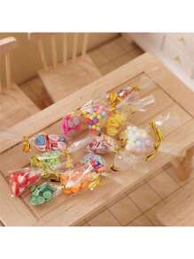 1pc Miniature Candy Snacks Set, 1:12 Scale Accessory For OB11 Doll House Scene, Home Decor Accessory, Holiday Gift Gifts Birthday Graduation - Multicolor - View 13