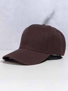 1pc Unisex Solid Color Simple Classic Casual Baseball Cap, Suitable For Outdoor Activities And Casual Parties